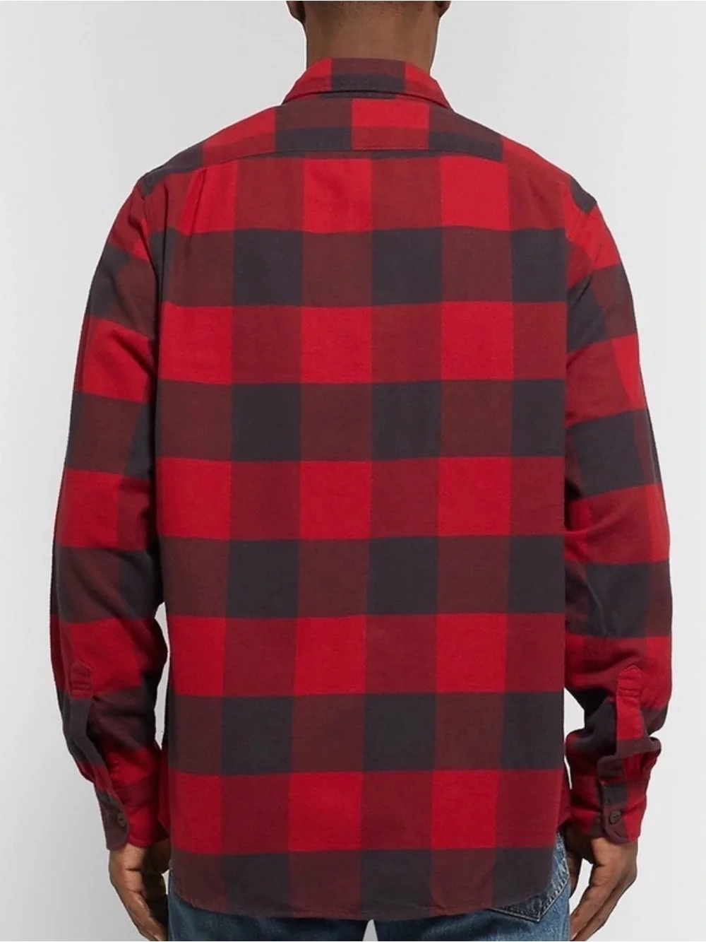 J. Crew Red and Black Buffalo Plaid Button-Down Shirt